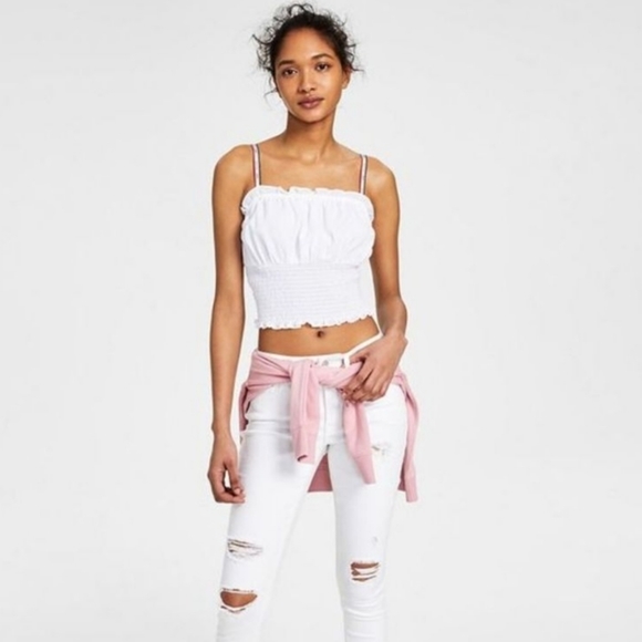 Tommy Hilfiger Tops - NWOT - Smocked Crop Top
